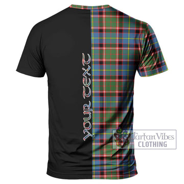 Norvel Tartan T-Shirt with Family Crest and Half Of Me Style - Tartan Vibes Clothing