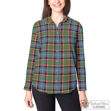 Norvel Tartan Women's Casual Shirt - Tartan Vibes Clothing