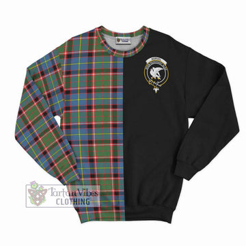 Norvel Tartan Sweatshirt with Family Crest and Half Of Me Style - Tartan Vibes Clothing