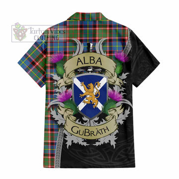 Norvel Tartan Family Crest Hawaiian Shirt Lion Rampant Royal Thistle Shield Celtic Inspired - Tartan Vibes Clothing
