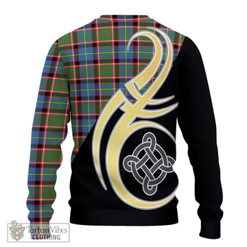 Norvel Tartan Ugly Sweater with Family Crest and Celtic Symbol Style - Tartan Vibes Clothing