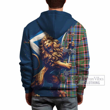 Norvel Tartan Family Crest Hoodie with Scottish Majestic Lion - Tartan Vibes Clothing