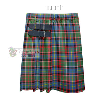 Norvel Tartan Men's Pleated Skirt - Fashion Casual Retro Scottish Kilt Style