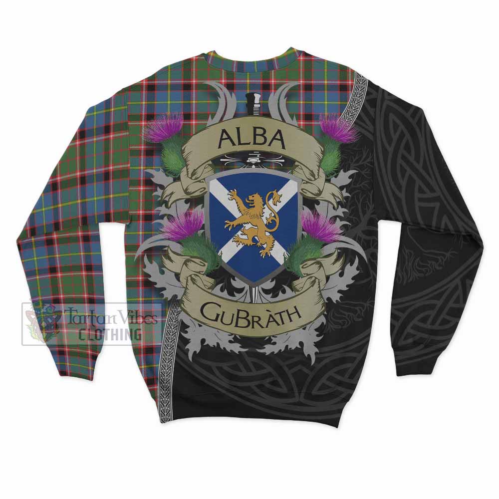 Norvel Tartan Family Crest Sweatshirt Lion Rampant Royal Thistle Shield Celtic Inspired - Tartan Vibes Clothing