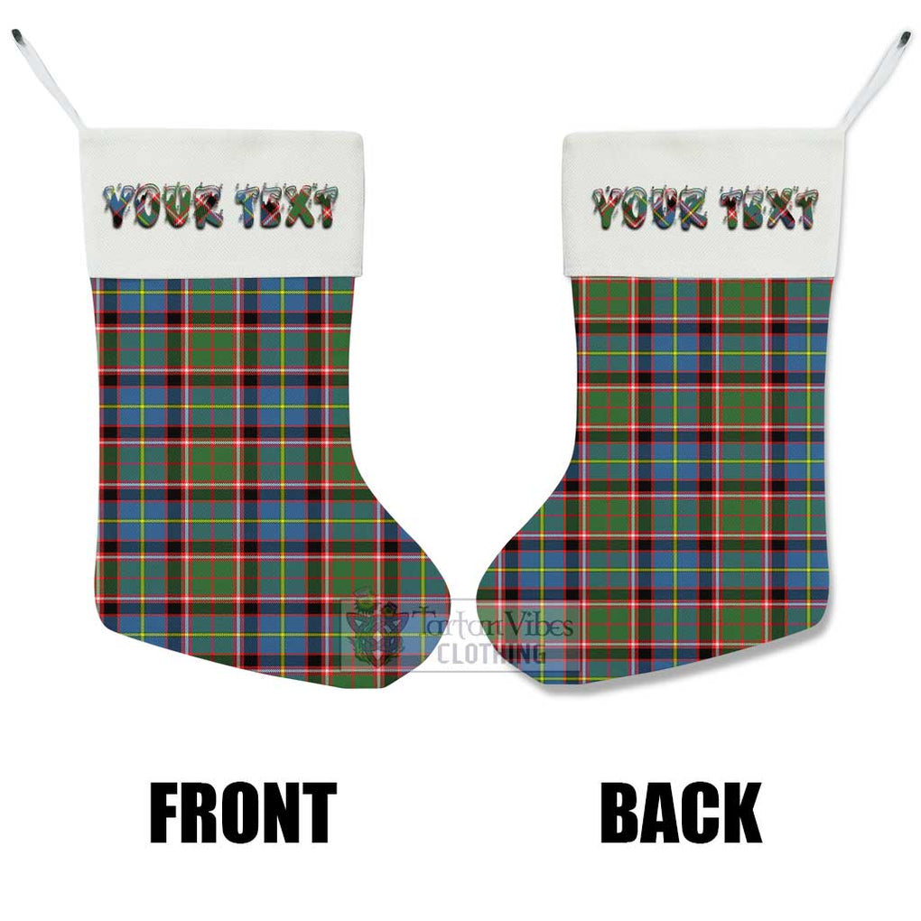 Norvel Tartan Christmas Stocking with Personalized Text - Tartan Vibes Clothing