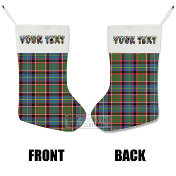 Norvel Tartan Christmas Stocking with Personalized Text - Tartan Vibes Clothing