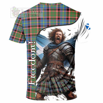 Norvel Crest Tartan T-Shirt Inspired by the Freedom of Scottish Warrior - Tartan Vibes Clothing