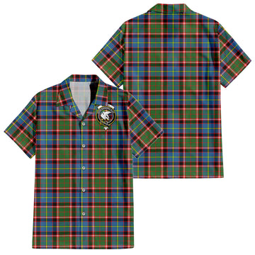 Norvel Tartan Hawaiian Shirt with Family Crest - Tartan Vibes Clothing