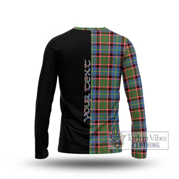 Norvel Tartan Long Sleeve T-Shirt with Family Crest and Half Of Me Style - Tartan Vibes Clothing