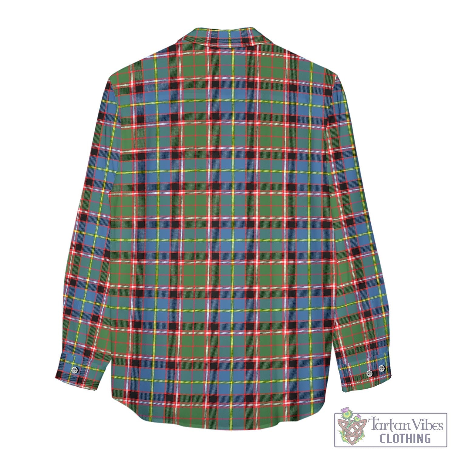 Norvel Tartan Women's Casual Shirt with Family Crest - Tartan Vibes Clothing