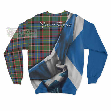 Norvel Tartan Sweatshirt with Family Crest Scotland Patriotic Style - Tartan Vibes Clothing
