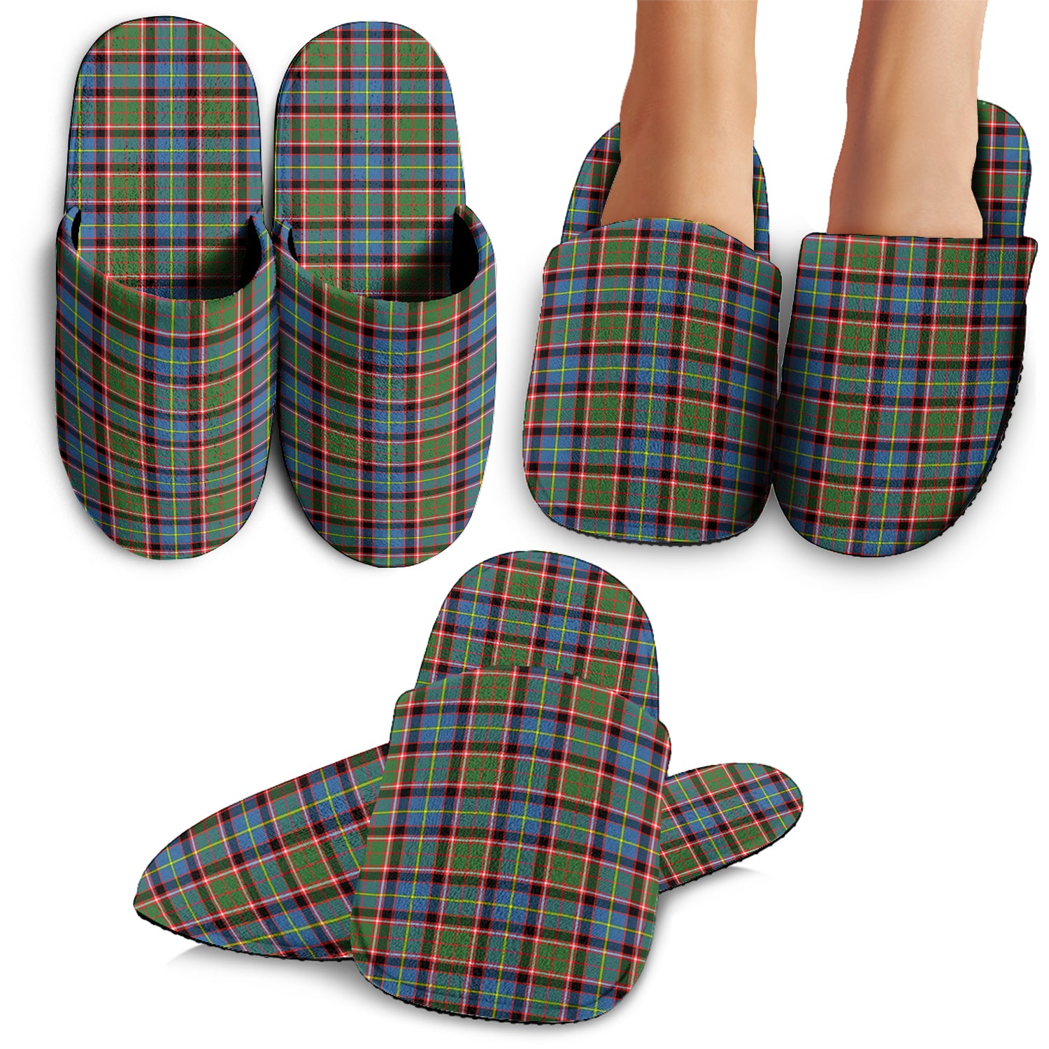 Norvel Tartan Home Slippers - Tartan Vibes Clothing