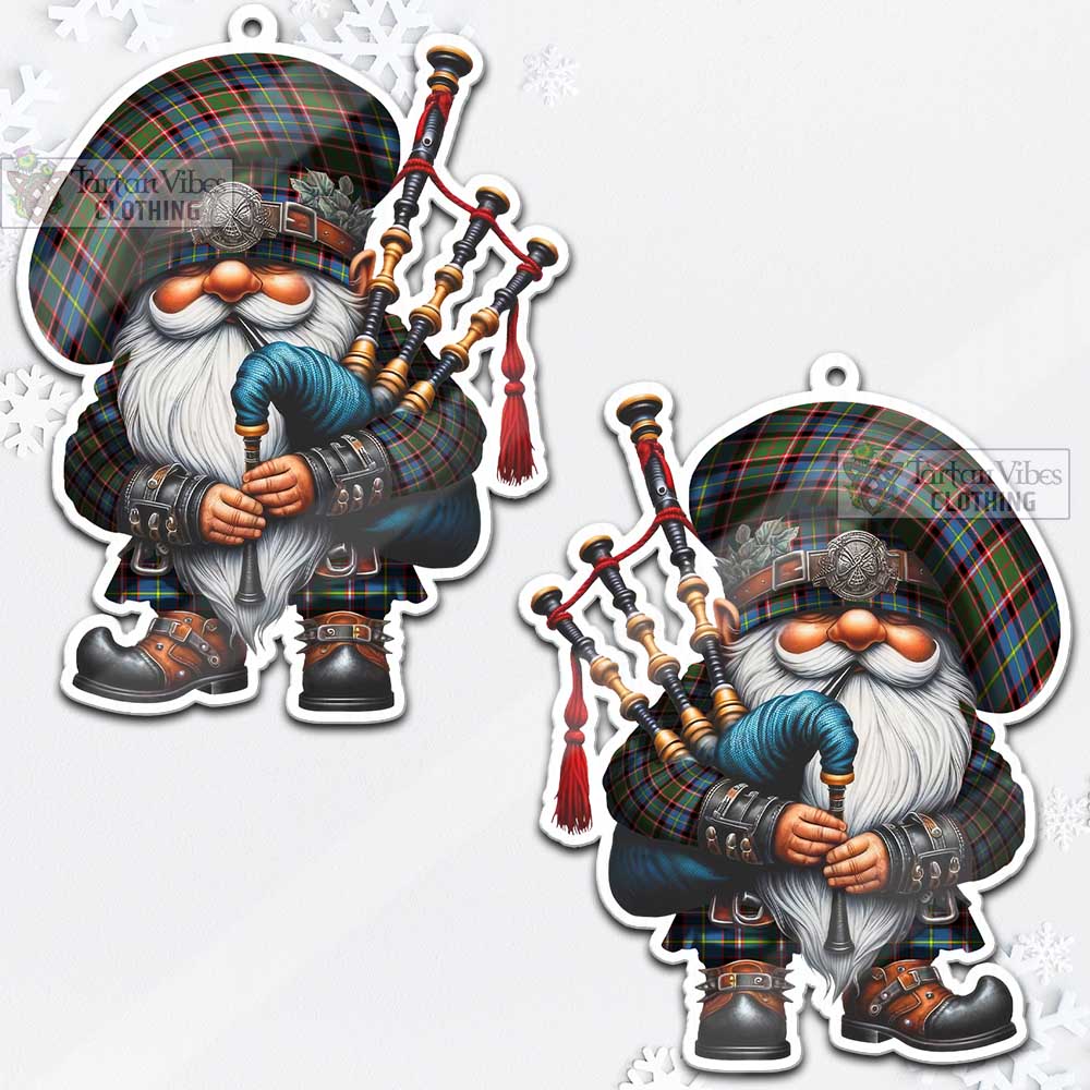 Norvel Tartan Bagpiper Gnome Christmas Ornament - Tartan Vibes Clothing