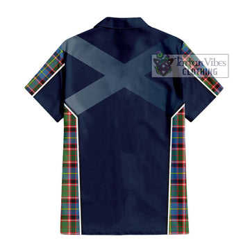 Norvel Tartan Hawaiian Shirt with Family Crest and Lion Rampant Vibes Sport Style - Tartan Vibes Clothing