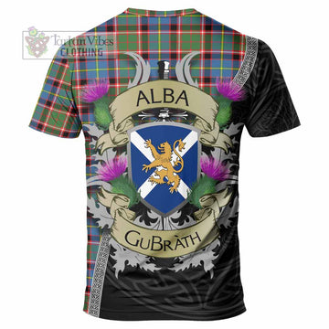 Norvel Tartan Family Crest T-Shirt Lion Rampant Royal Thistle Shield Celtic Inspired - Tartan Vibes Clothing