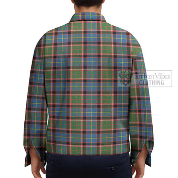 Norvel Tartan Unisex Lapel Cotton Jacket - Tartan Vibes Clothing