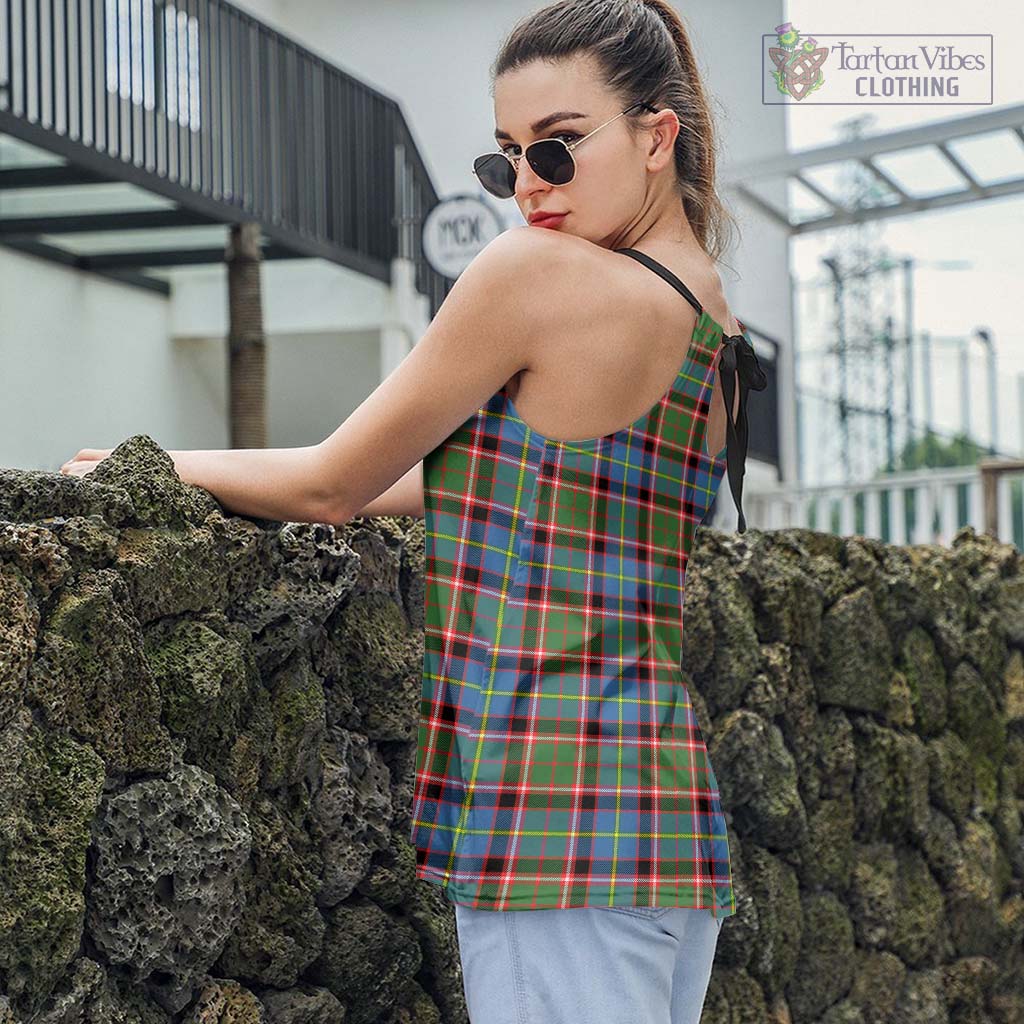 Norvel Tartan Loose Halter Neck Camisole - Tartan Vibes Clothing