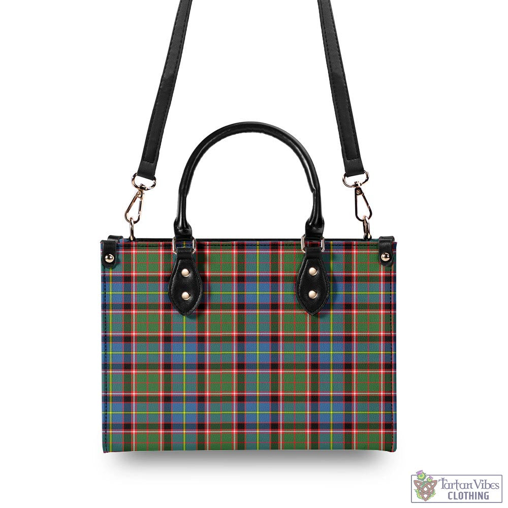 Norvel Tartan Luxury Leather Handbags - Tartan Vibes Clothing