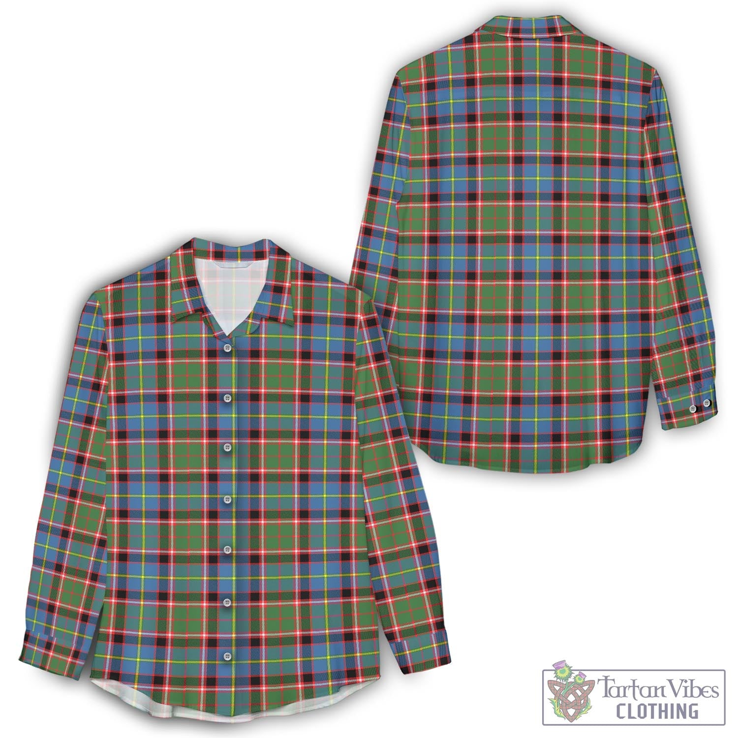 Norvel Tartan Women's Casual Shirt - Tartan Vibes Clothing