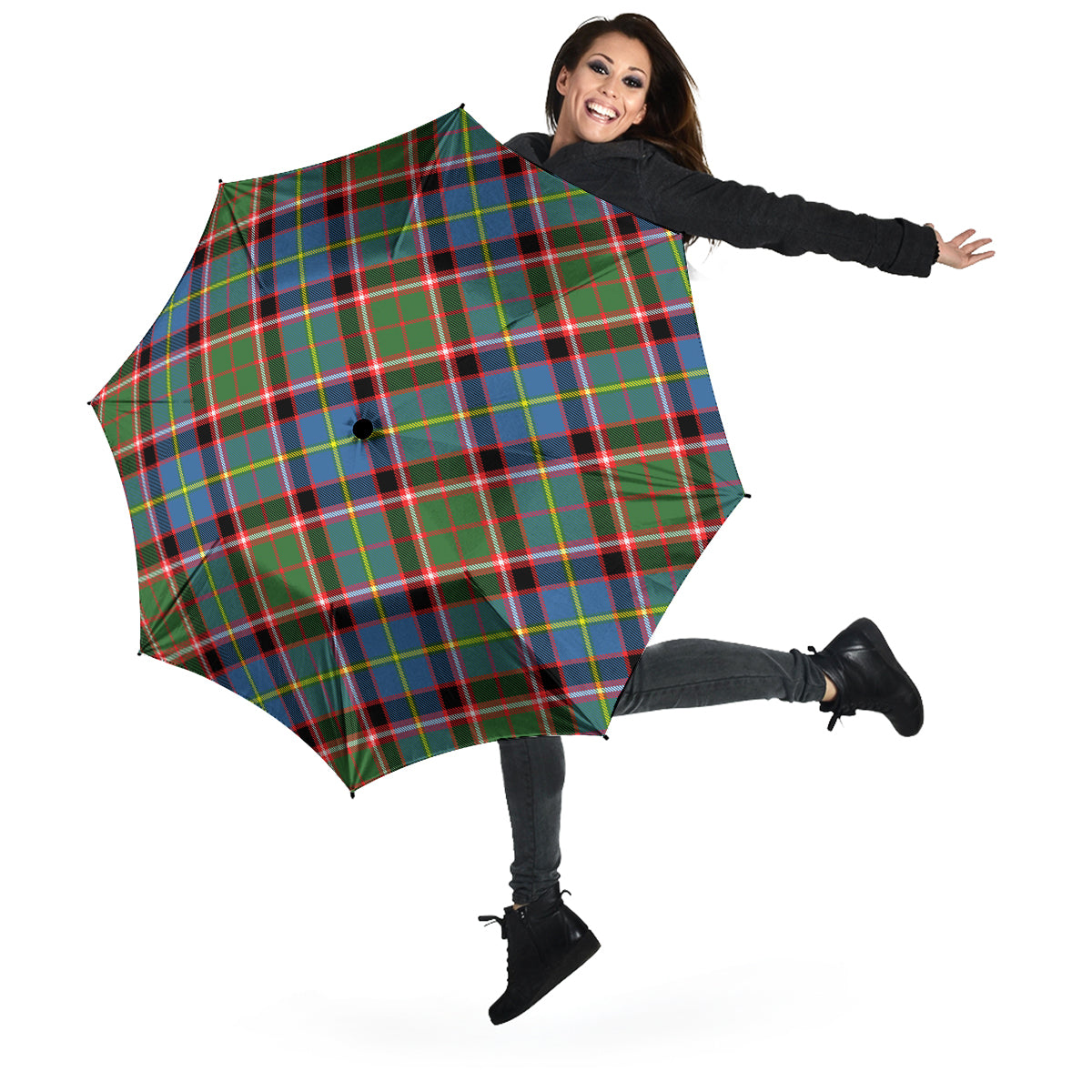 Norvel Tartan Umbrella - Tartan Vibes Clothing
