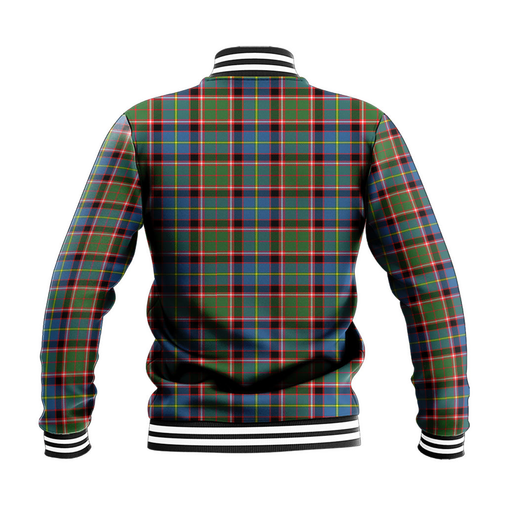 Norvel Tartan Baseball Jacket with Family Crest - Tartan Vibes Clothing