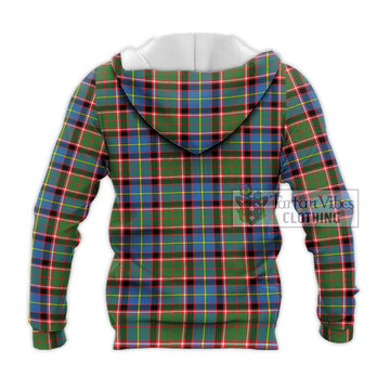 Norvel Tartan Knitted Hoodie with Family Crest DNA In Me Style - Tartan Vibes Clothing
