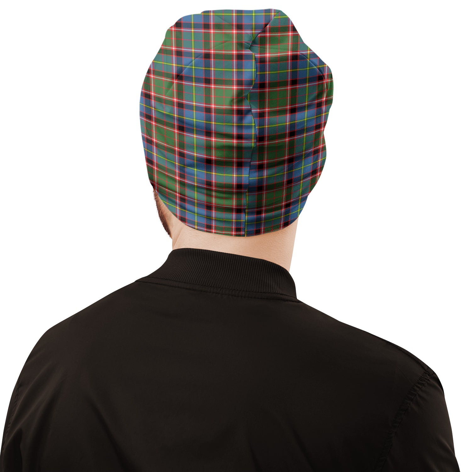 Norvel Tartan Beanies Hat with Family Crest - Tartan Vibes Clothing