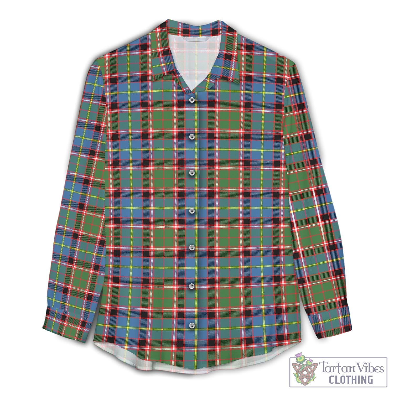 Norvel Tartan Women's Casual Shirt - Tartan Vibes Clothing