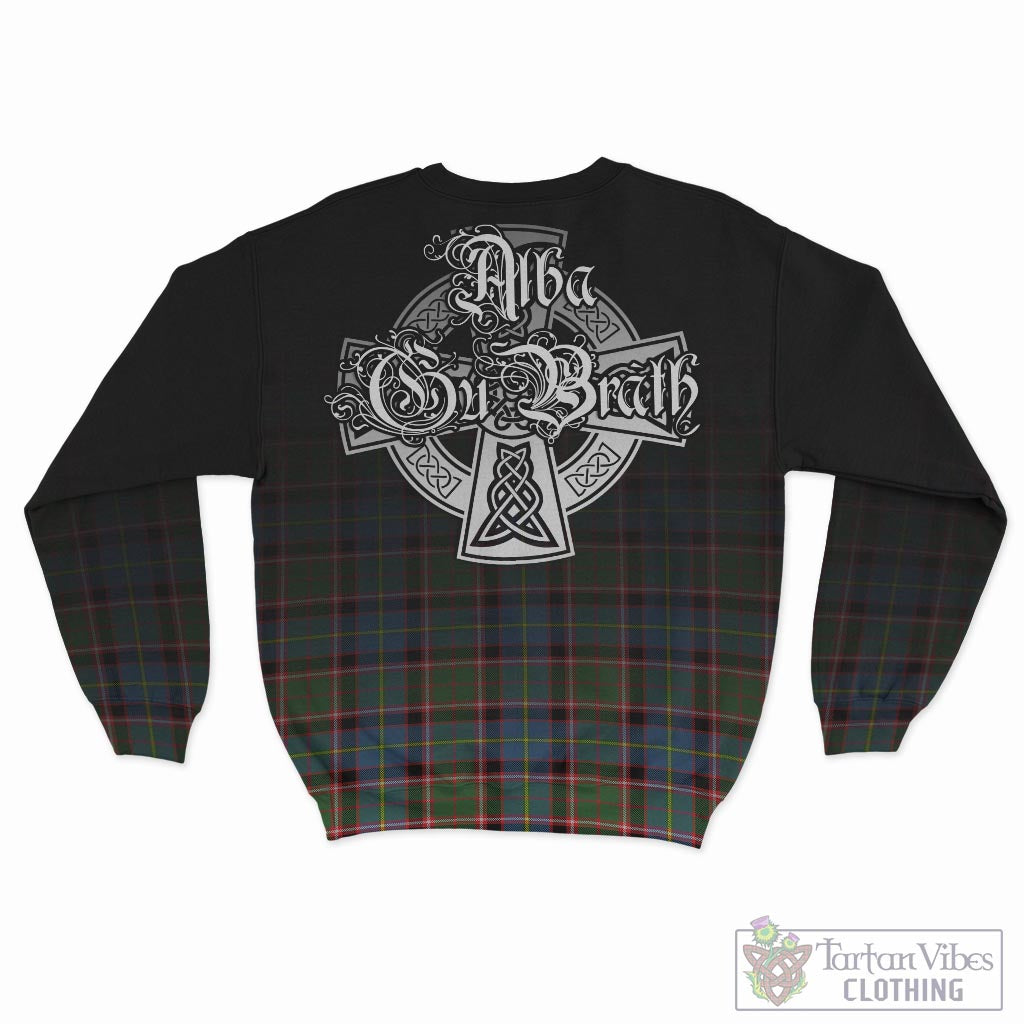 Norvel Tartan Sweatshirt Featuring Alba Gu Brath Family Crest Celtic Inspired - Tartan Vibes Clothing