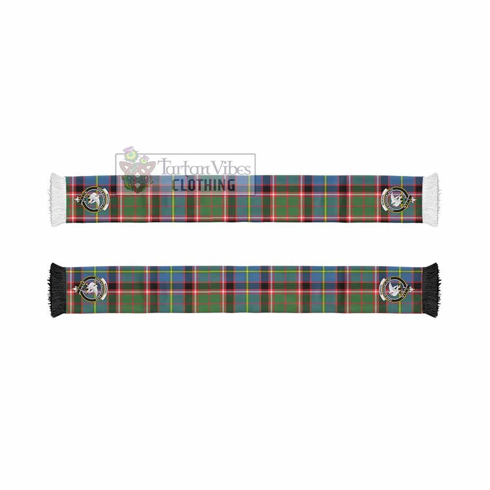 Norvel Tartan Ruffneck Scarf with Family Crest - Tartan Vibes Clothing