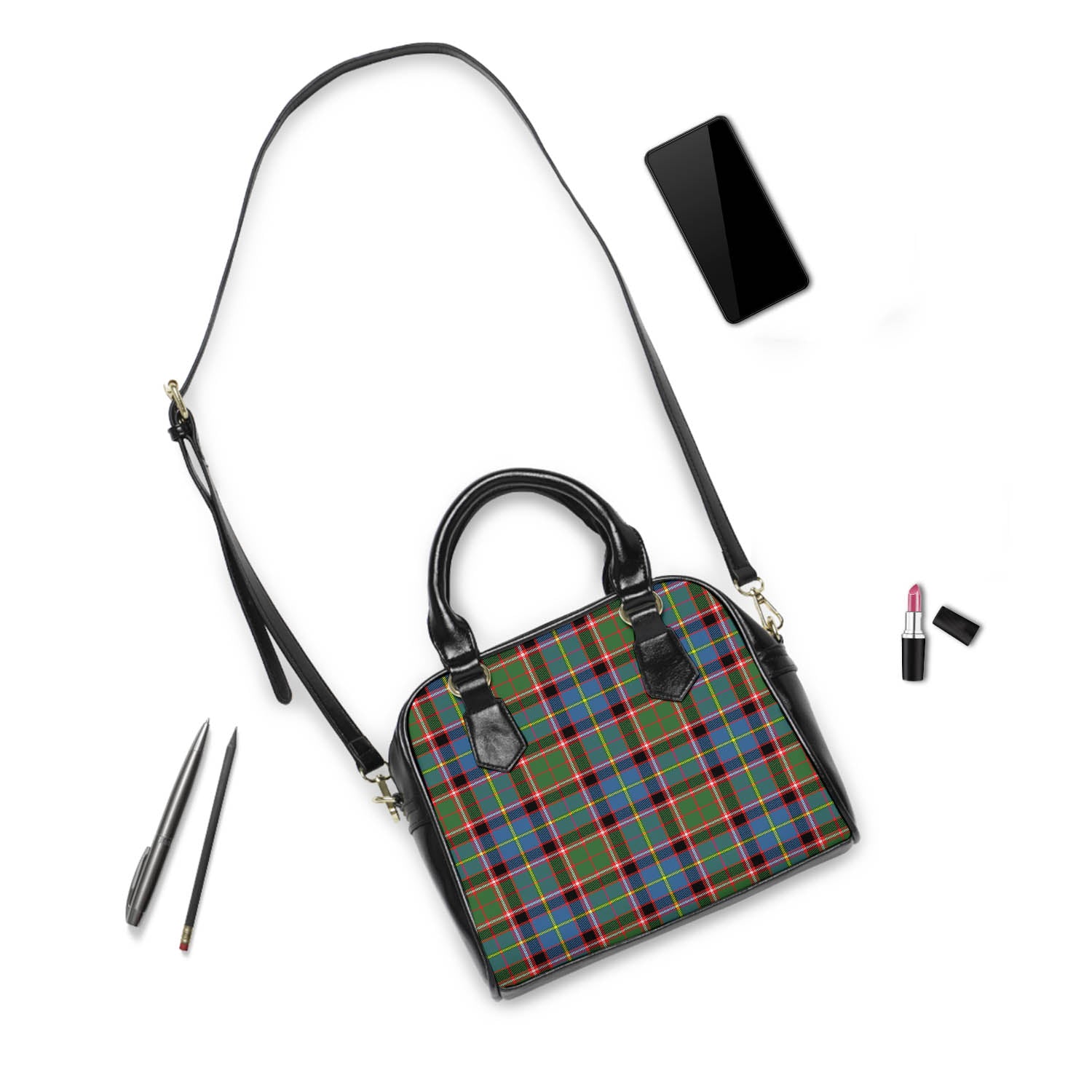 Norvel Tartan Shoulder Handbags - Tartan Vibes Clothing