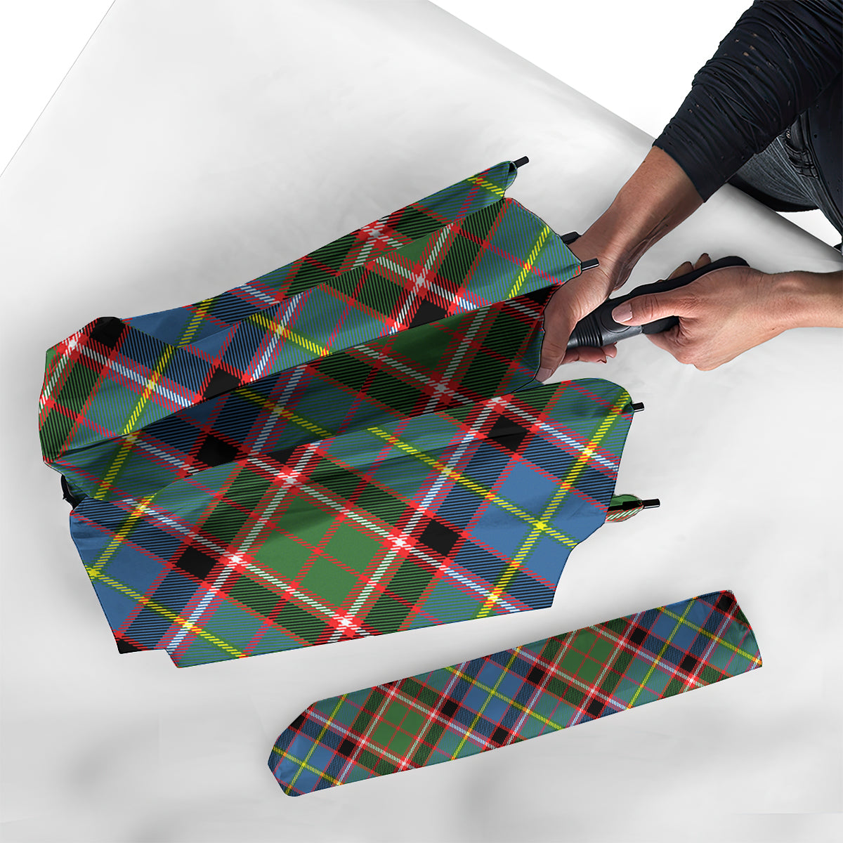 Norvel Tartan Umbrella - Tartan Vibes Clothing