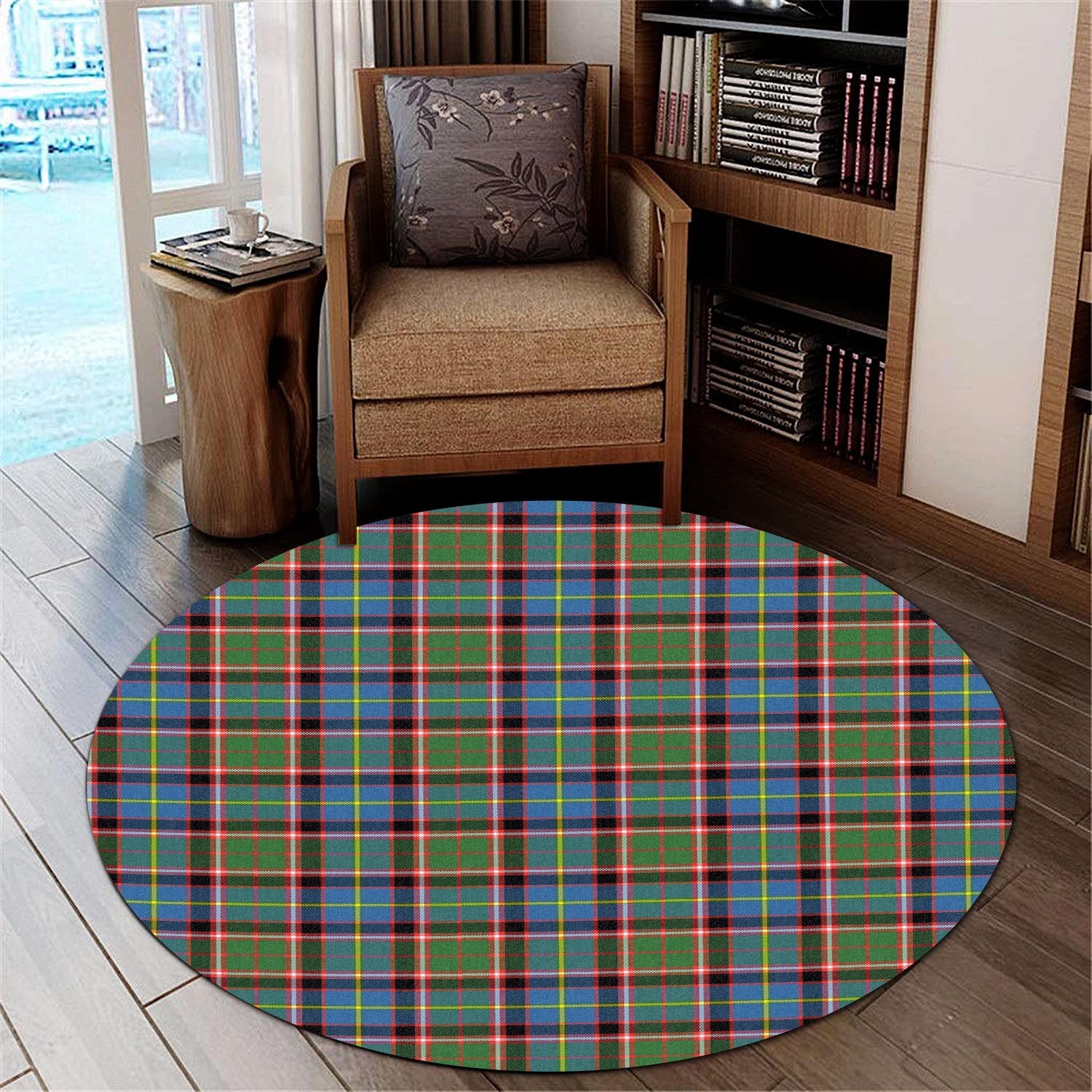 Norvel Tartan Round Rug - Tartan Vibes Clothing