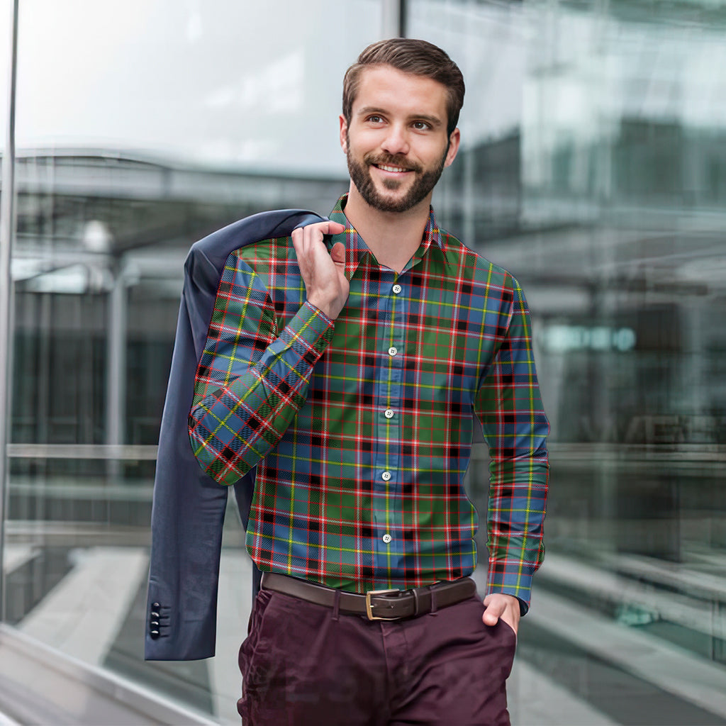 Norvel Tartan Long Sleeve Button Up Shirt - Tartan Vibes Clothing