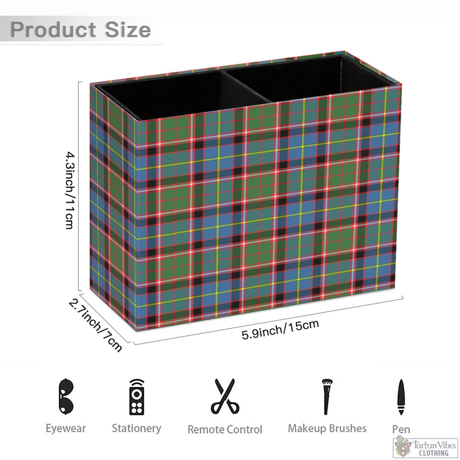 Norvel Tartan Pen Holder - Tartan Vibes Clothing