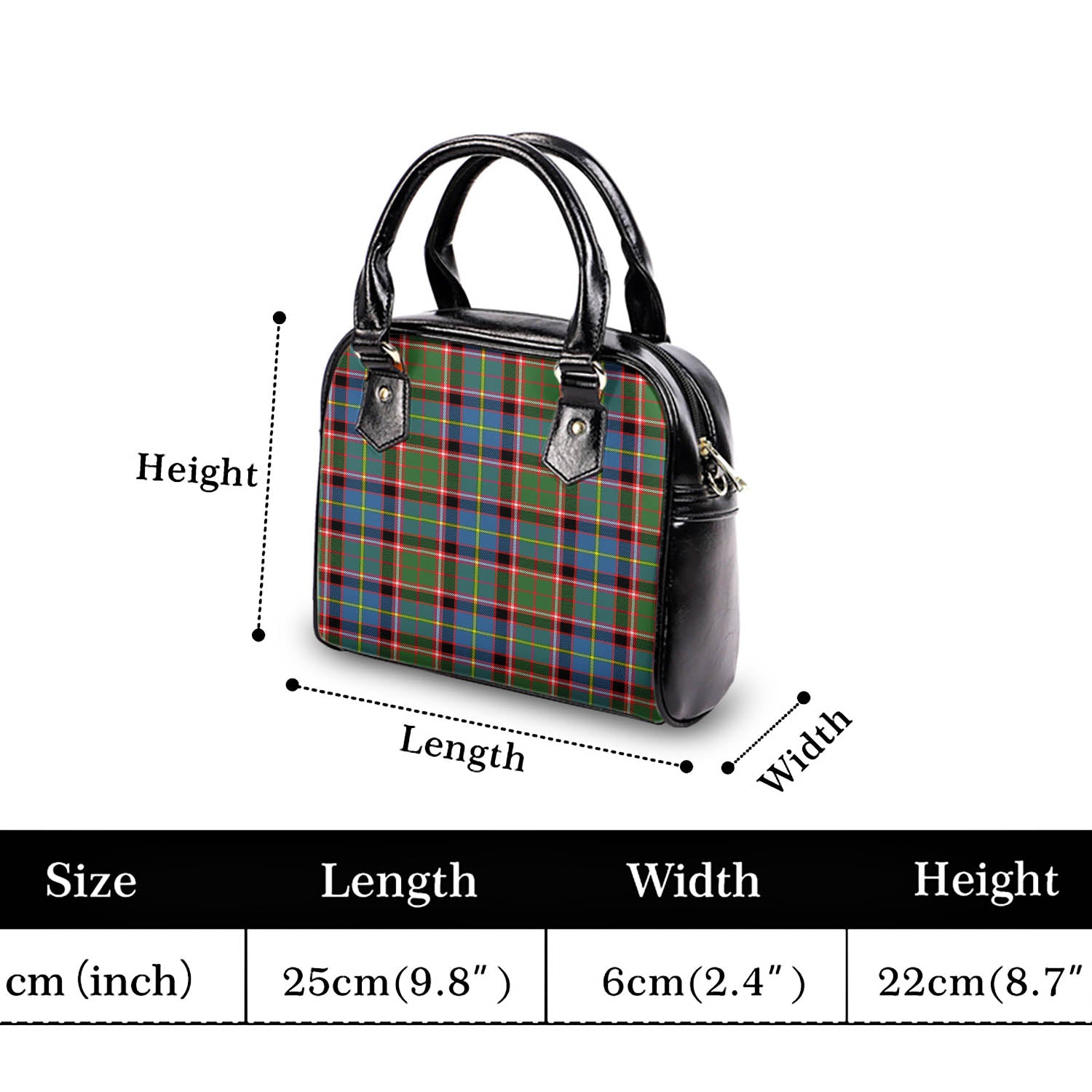 Norvel Tartan Shoulder Handbags - Tartan Vibes Clothing