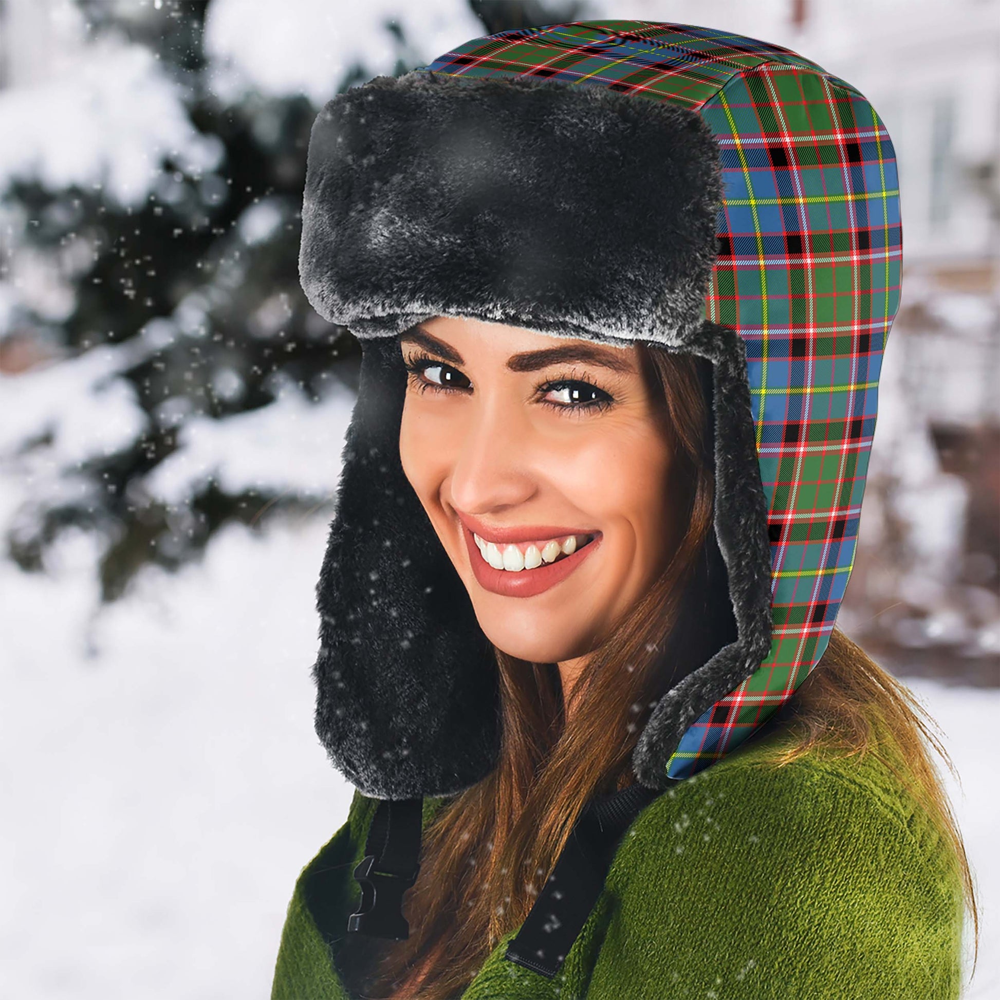 Norvel Tartan Winter Trapper Hat - Tartan Vibes Clothing