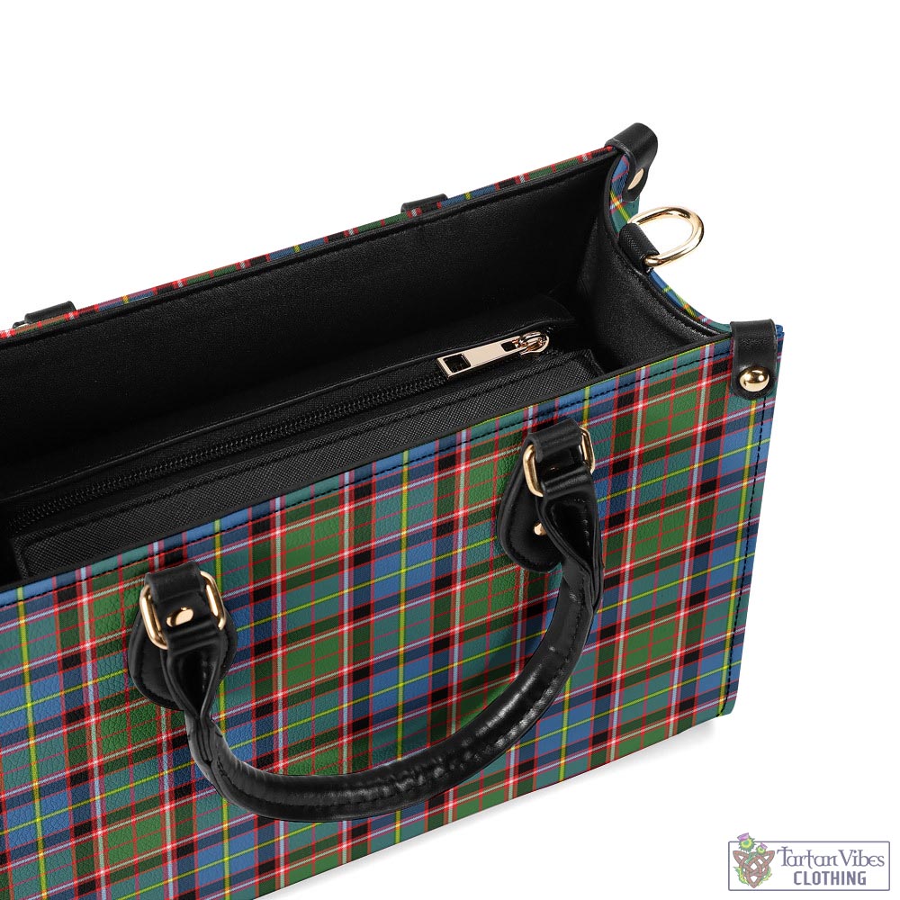 Norvel Tartan Luxury Leather Handbags - Tartan Vibes Clothing