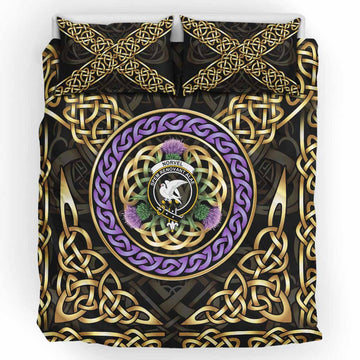 Norvel Clan Crest Bedding Set Celtic Scottish Thistle