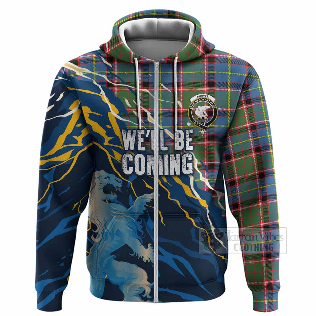 Norvel Scotland Tartan Hoodie WC2026 Football - We'll Be Coming