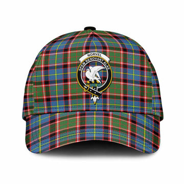 Norvel Tartan Classic Cap with Family Crest