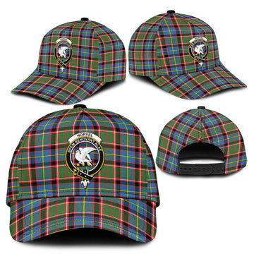 Norvel Tartan Classic Cap with Family Crest
