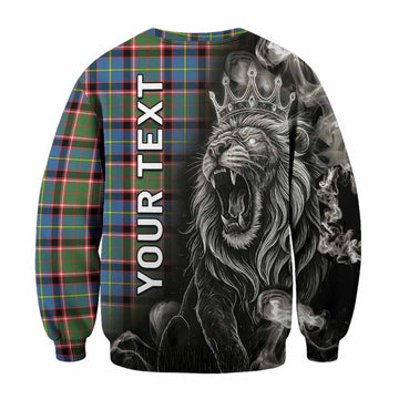 Norvel Tartan Sweatshirt Roaring Lion Heritage