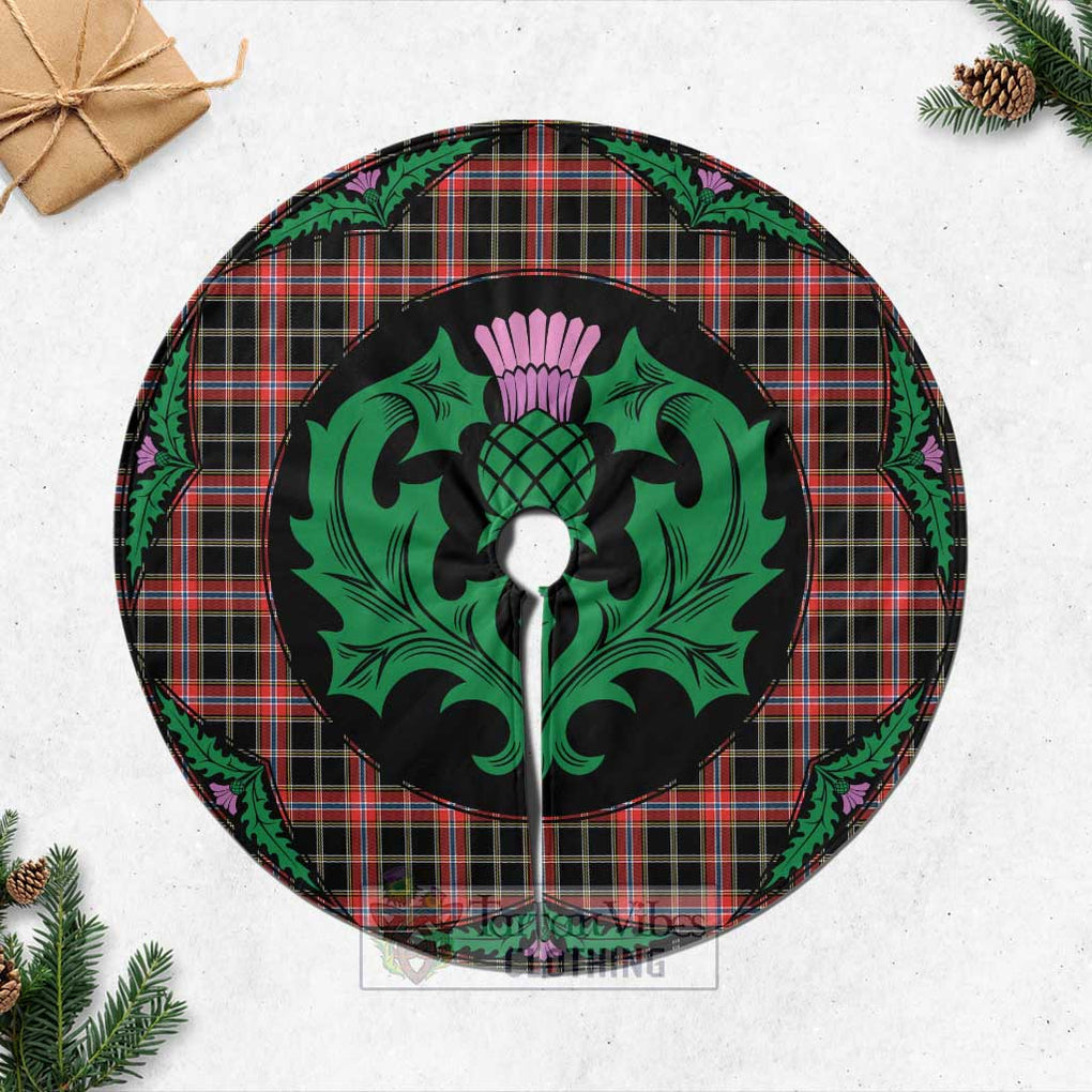 Norwegian Tartan Christmas Tree Skirt Scottish Thistle Style Casual Tree Skirts - Tartan Vibes Clothing