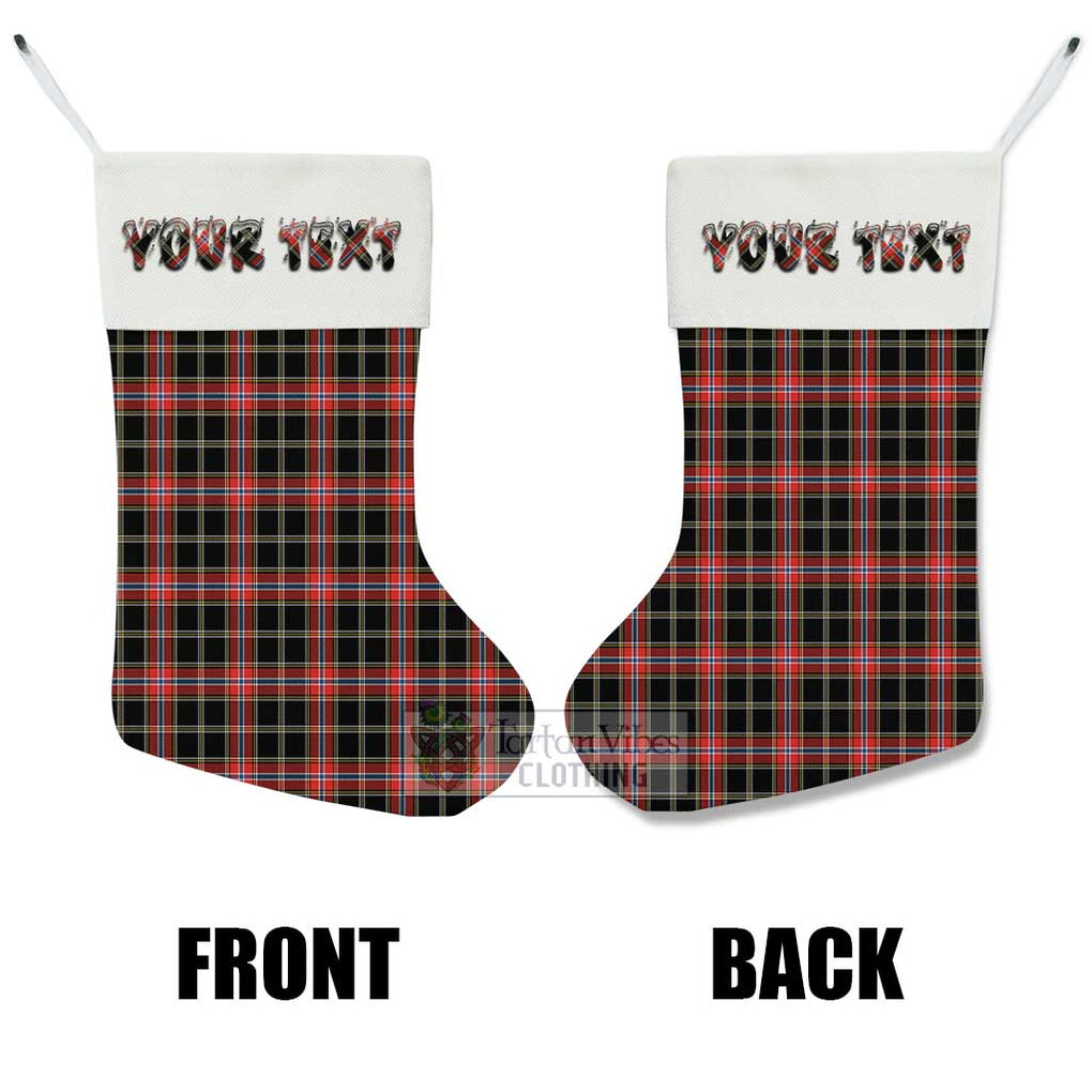 Norwegian Tartan Christmas Stocking with Personalized Text - Tartan Vibes Clothing