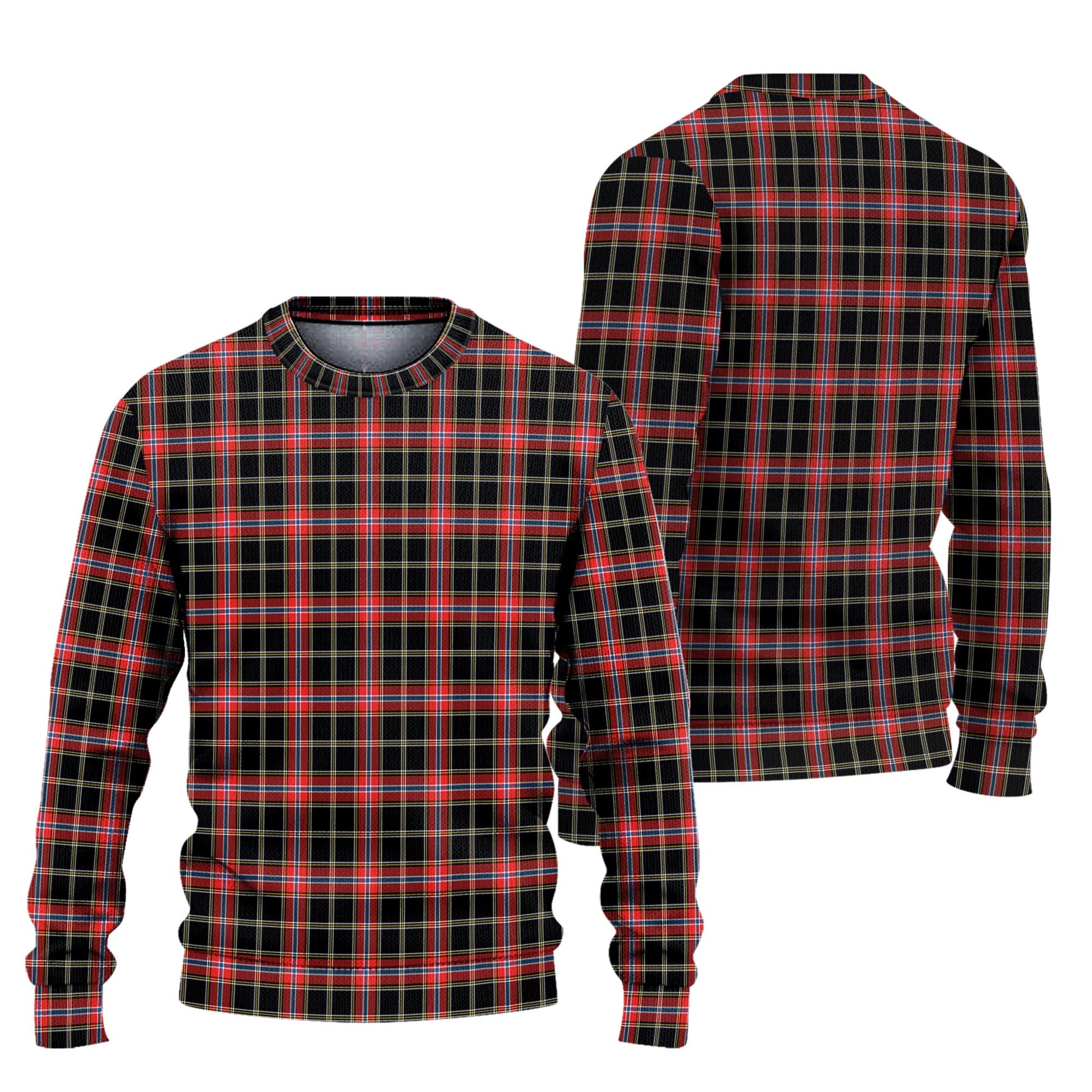 Norwegian Night Tartan Ugly Sweater Unisex - Tartan Vibes Clothing