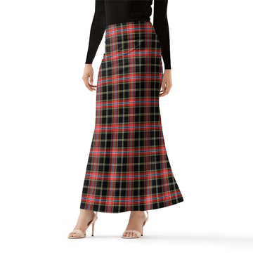 Norwegian Night Tartan Womens Full Length Skirt