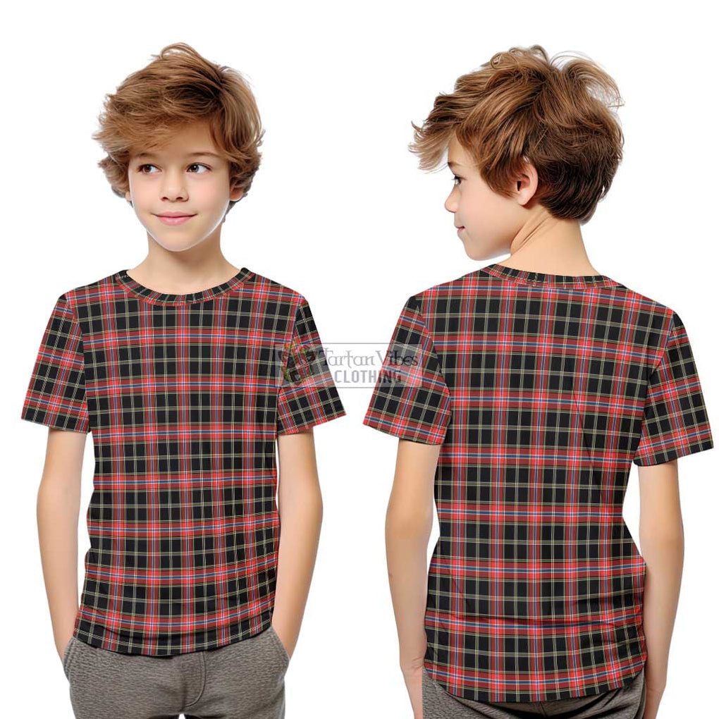 Norwegian Night Tartan Kid T-Shirt Youth XL Size14 - Tartan Vibes Clothing