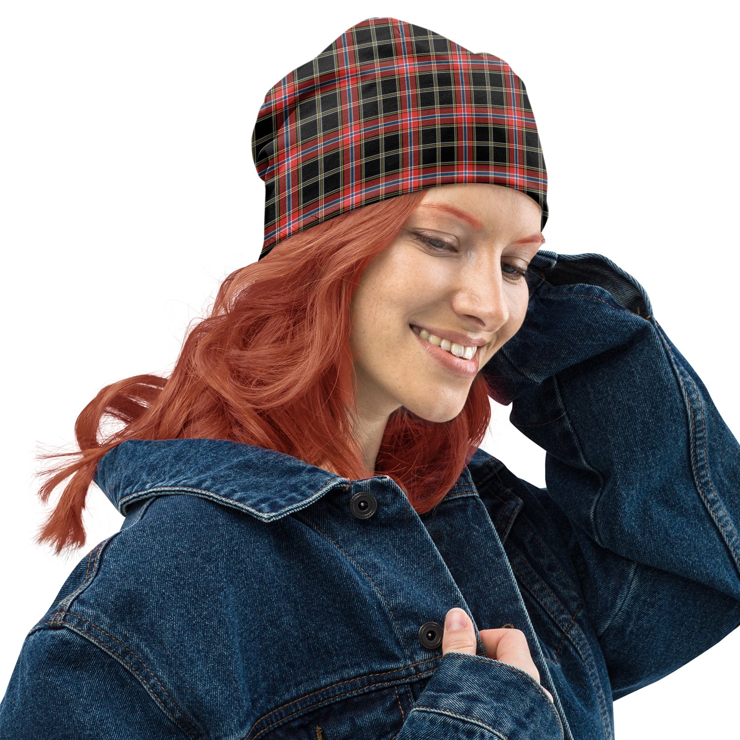 Norwegian Night Tartan Beanies Hat One Size 10.5*10.2 inches - Tartan Vibes Clothing