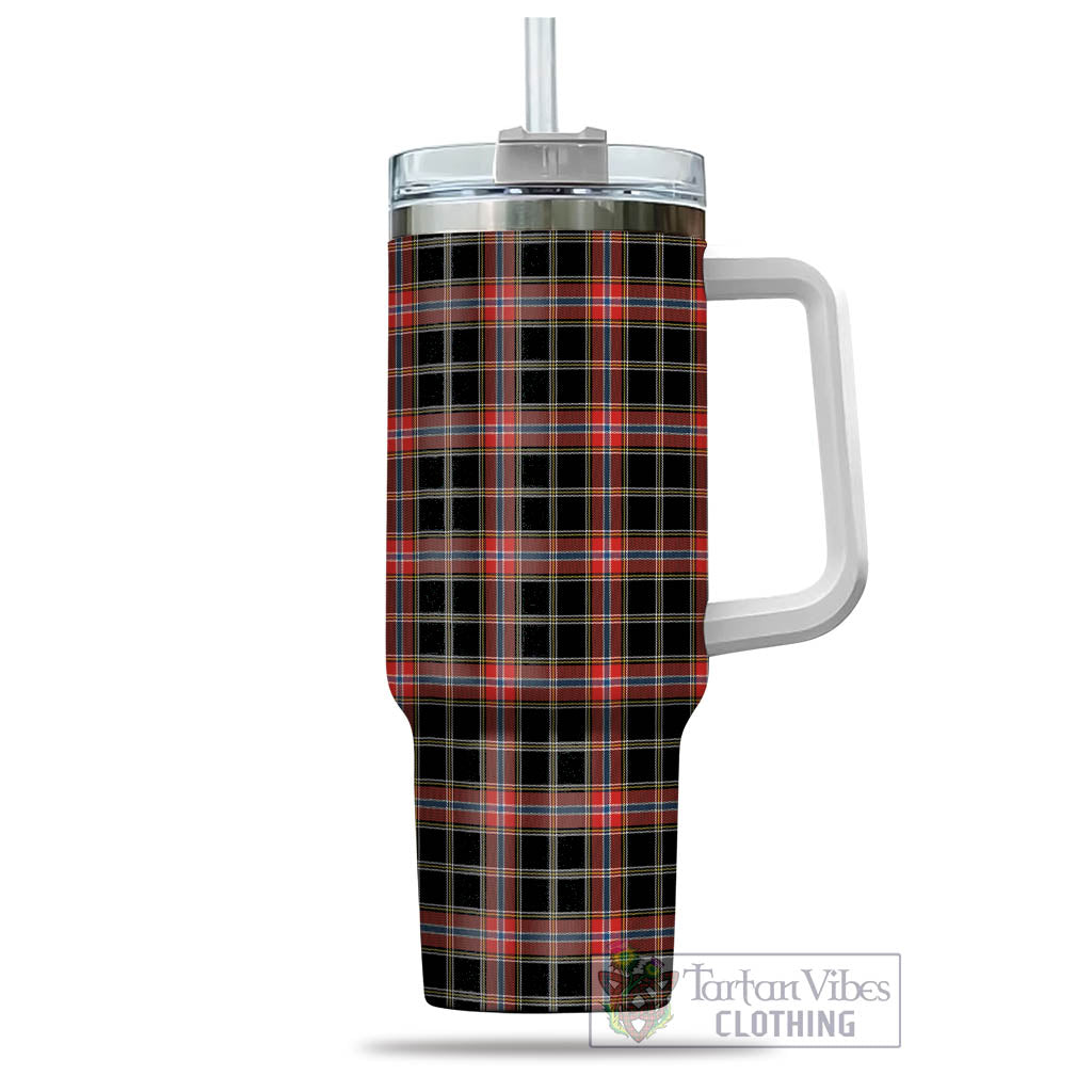 Norwegian Night Tartan Tumbler with Handle - Tartan Vibes Clothing
